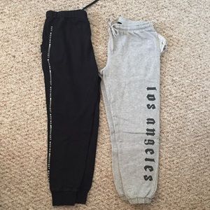 Forever 21 ~Two pairs of sweatpants!!